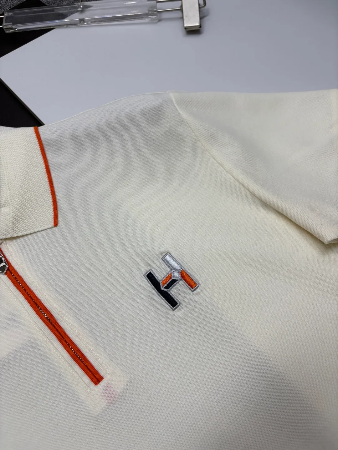 HERMES New Arrival Polo Same Style 210 ， Factory New Arrival Versatile : Black White Royal Blue Size：M-XXXL